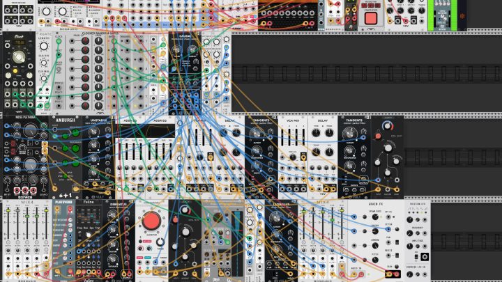 VCV Rack screenshot of Noise Therapy session
